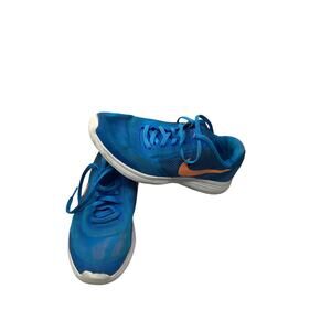 Nike Revolution Blue Orange Athletic Kids Shoes